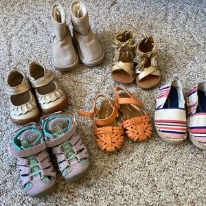 BUNDLE Toddler Girl Shoes Size 5